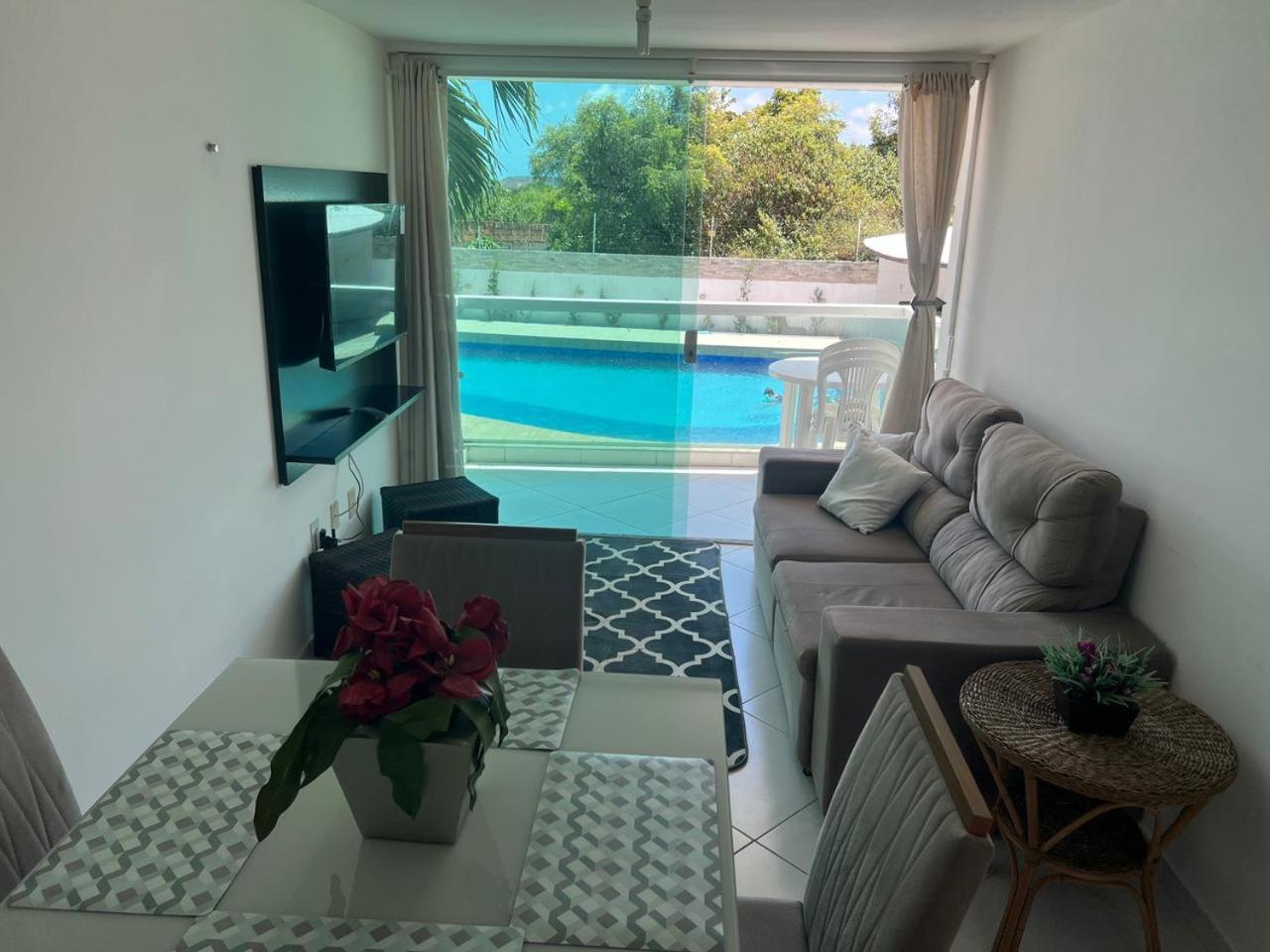 Apartmán Mar E Sol Residencial 2 Quartos C Ar Condicionado,500 Metros Da Praia De Jacuma Conde  Exteriér fotografie