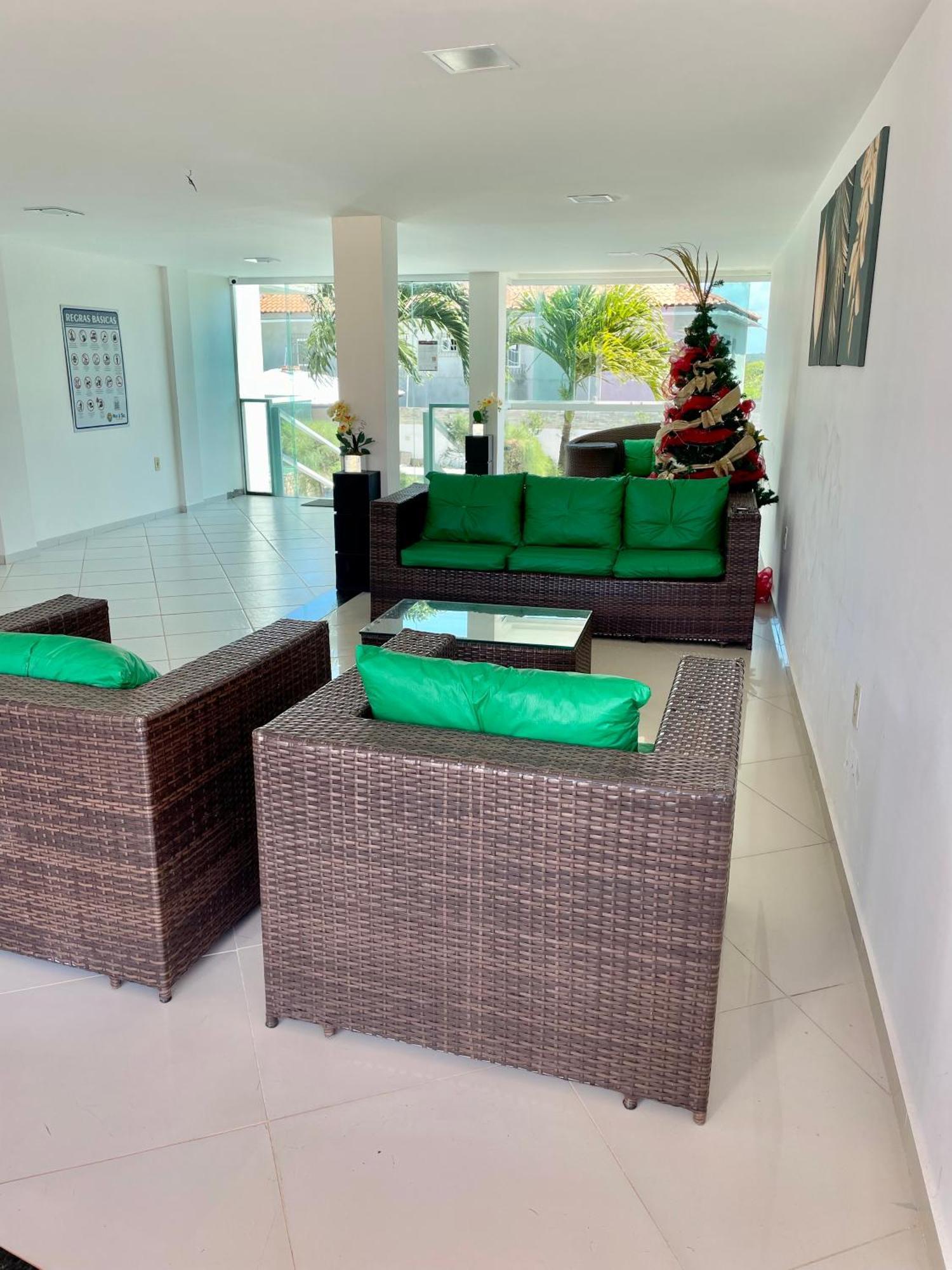 Apartmán Mar E Sol Residencial 2 Quartos C Ar Condicionado,500 Metros Da Praia De Jacuma Conde  Exteriér fotografie